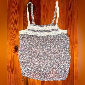 Semi Sheer American Eagle Tank